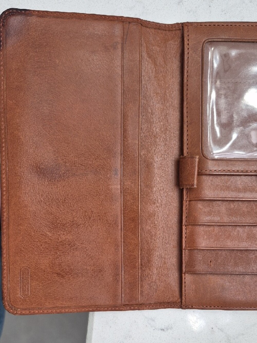 Vintage Coach Brown Leather Snap Wallet Clutch - Picture 2 of 3